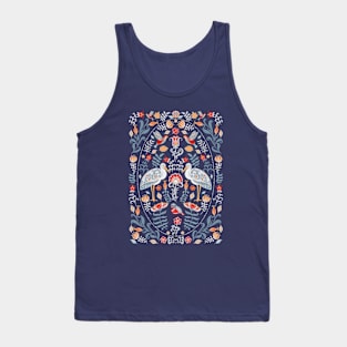 Storks and Flowers Tank Top